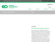 Tablet Screenshot of emporiooleodinamico.com